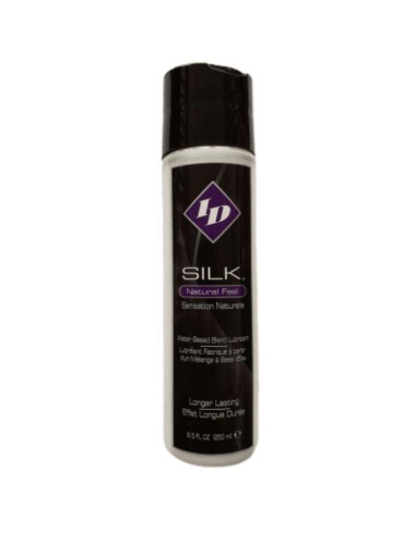 Id Silk  Lubricante Base Agua Y Silicona Natural Feel 250 Ml