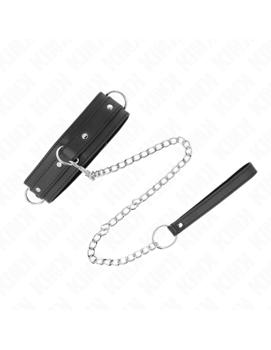 Kink - Collar Con Correa 65 Cm 3 Anillos Modelo 1 Ajustable 38-49 Cm X 5 Cm