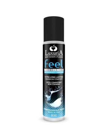 Luxuria Feel Lubricante Base Agua Aqua 60 Ml