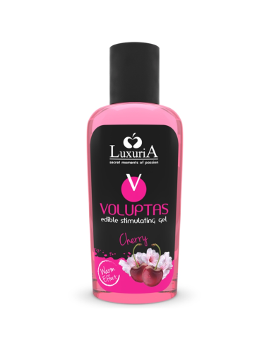 Luxuria Voluptas Gel Estimulante Comestible Efecto Calor - Cereza 100 Ml