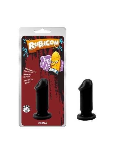 Plug Anal Evil Talla S 9 X 3.3 Cm Negro