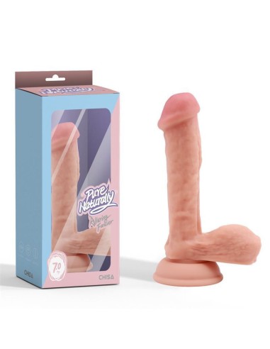 Dildo Realista Dual Silicona Líquida Dual Alluring Fancier -density 18 Cm