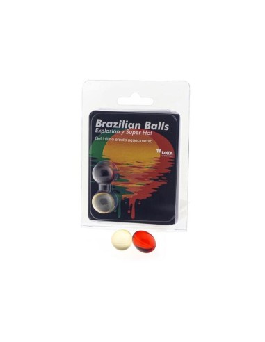 2 Brazilian Balls Explosion De Aromas Gel Excitante Efecto Supercalentamiento