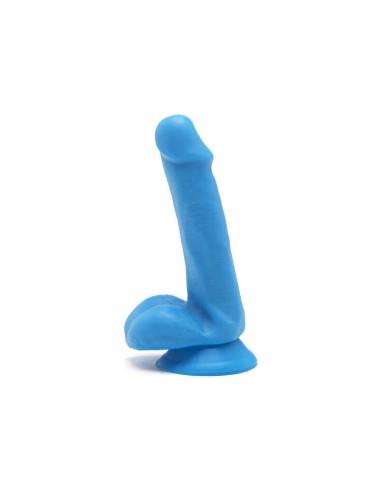 Happy Dicks Dildo Con Testículos 15cm - Azul