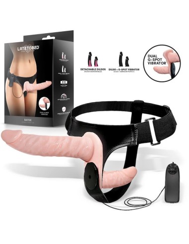 Batek Arnés Con Dildo Doble Desmontable, Punto G Y Vibración Control Remoto