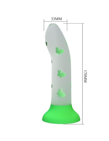 Pretty Love - Magical Nightfall Dildo Sin Vibración Luminoso Verde