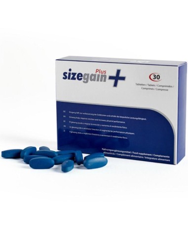 Sizegain Plus Pastillas Para Alargar El Pene + Lube