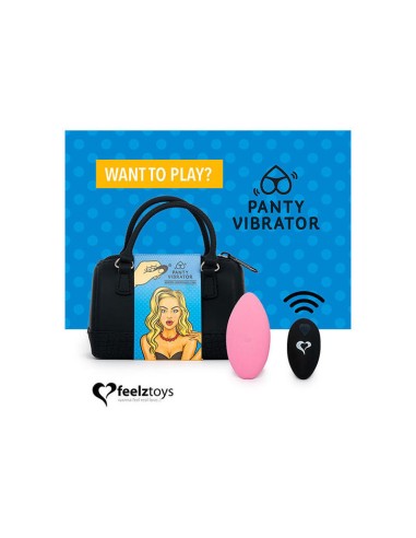 Feelztoys - Bala Vibradora Con Mando Para Braguiita - Rosa