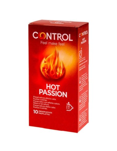 Control - Hot Passion Preservativos Efecto Calor 10 Unidades