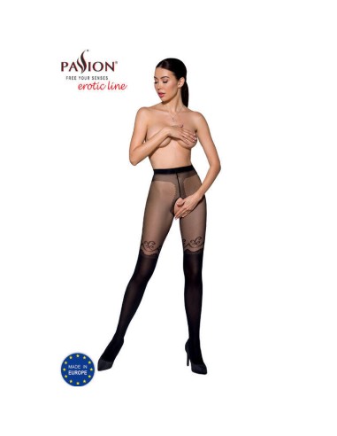 Passion - Tiopen 012 Medias Negro 3/4 20/40 Den