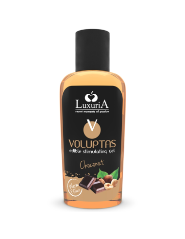 Intimateline Luxuria - Voluptas Gel Masaje Comestible Efecto Calor - Choconut 100 Ml