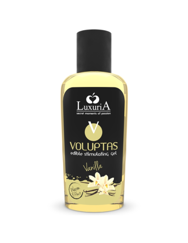 Intimateline Luxuria - Voluptas Gel Masaje Comestible Efecto Calor - Vainilla 100 Ml