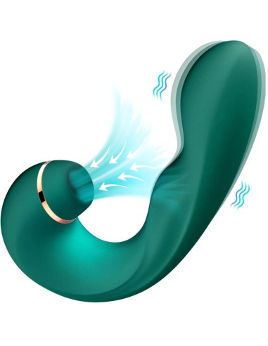 Armony - Vibrador & Succionador Flexible Verde