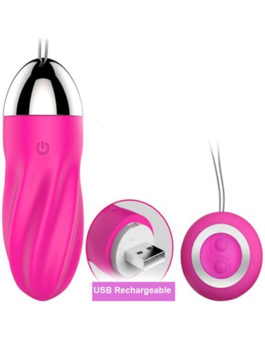 Armony - Sweety Huevo Vibrador Espiral Control Remoto Rosa