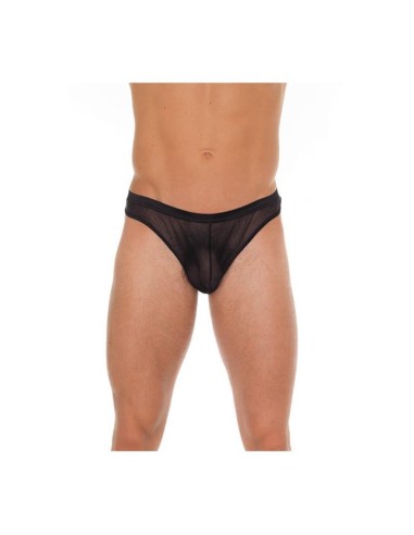 Tanga Rejilla Negro Talla única