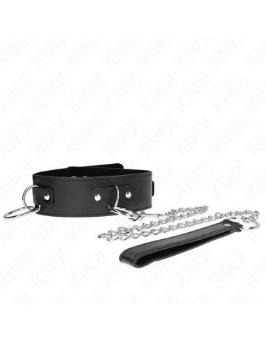 Kink - Collar Con Correa 65 Cm 3 Anillos Modelo 2 Ajustable 36-43 Cm X 5 Cm