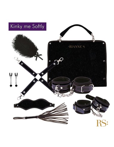 Bdsm Rianne S Kinky Me Suavemente Conjunto Negro