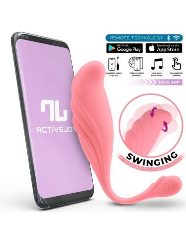 Huevo Vibrador Con Movimiento Waving Con App Usb