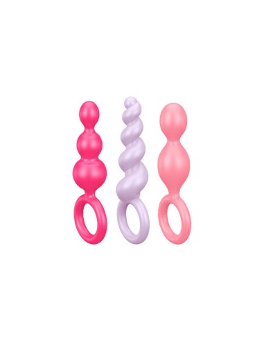 Satisfyer - Anal Plugs Set 3 Pcs Tricolor