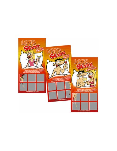 Pack 12 Loto Sex Rasca-rasca (hetero)