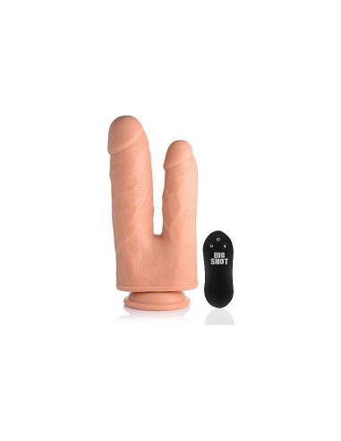 Pene Realístico Doble Con Vibrador 10 Velocidades