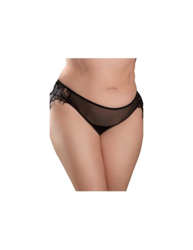 Remote Princess Panty +size - Negro