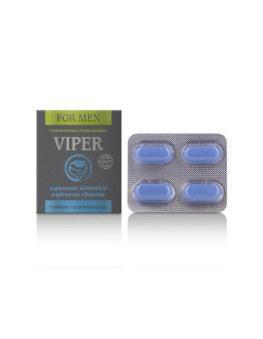 Cobeco - Viper Potenciador Masculino 4 Capsulas