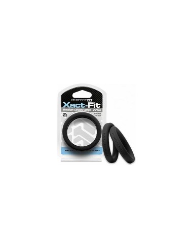 Xact-fit Pack De 2 Anillos De Silicona 19cm - Negro