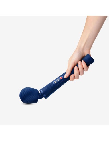 Fun Factory - Vim Wand Rumble Vibrador Recargable Silicona Azul Medianoche