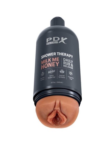 Pdx Plus - Masturbador Stroker Diseño Discreto De Bote Champu Milk Me Honey Caramelo