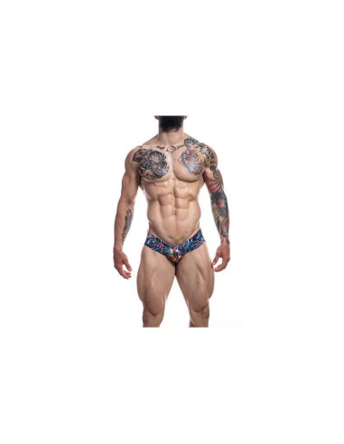 Calzoncillo Alto High Cut Cheeky Brief Tattoo Talla Xl