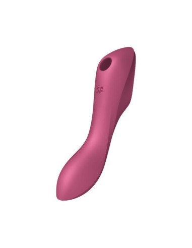 Satisfyer Curvy Trinity 3 Estimulador Clitoris - Rojo