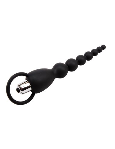 Cadena Anal Elite Power 19.5 Cm Silicona Negro