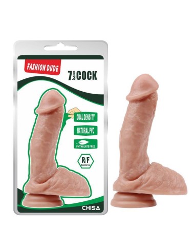 Dildo Dual Density Fashion Dude 7.3 Natural