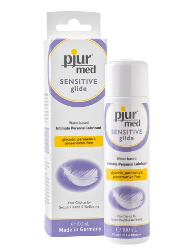 Pjur - Med Sensitive Glide Lubricante Base Agua 100 Ml