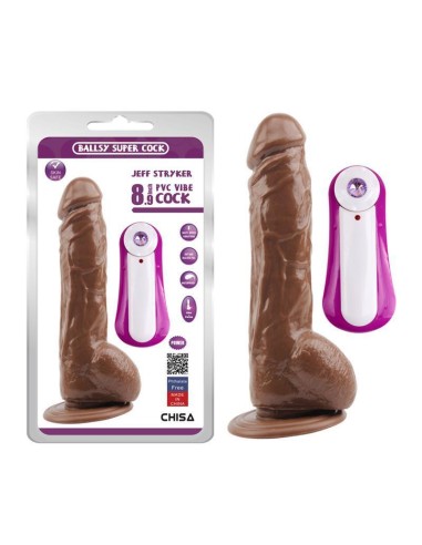 Vibrador Jeff Stryker 8.9 Marron