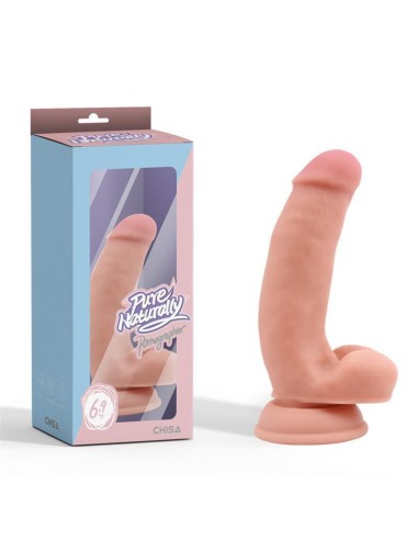 Dildo Realista  Pornographer  Silicona Líquida Dual-density 17.6 Cm