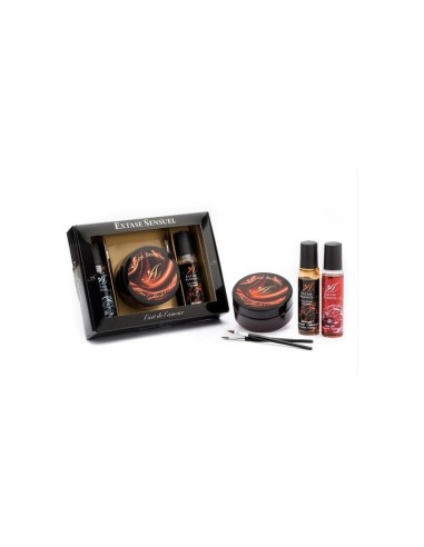 Extase Sensual - Kit Cofre Chocolate Afrodisiaco