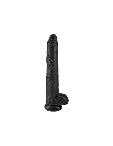 King Cock - Pene Realistico Con Testiculos 30.5 Cm Negro