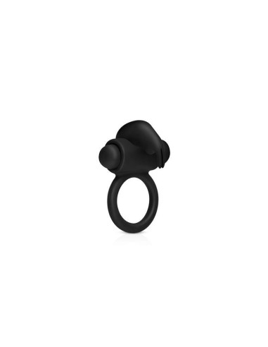 Anillo Para Pene Con Vibración Conejito Silicona - Negro