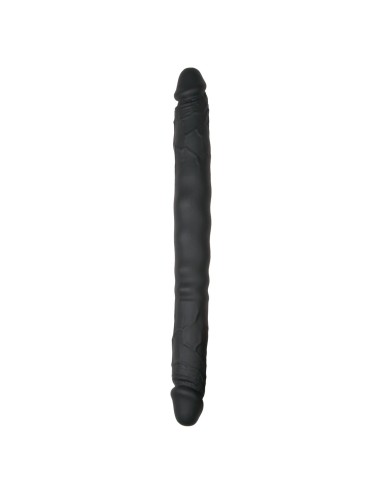 Dildo Doble Flexible Negro 40 Cm