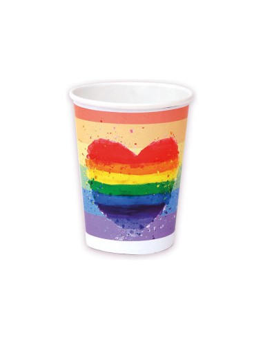 Pride - Set 8 Vasos Bandera Lgbt