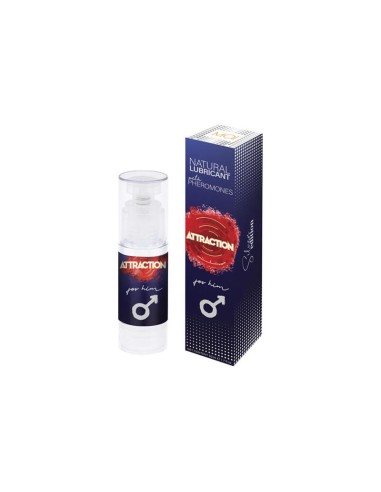 Attraction Lubricante Con Feromonas Para él 50 Ml