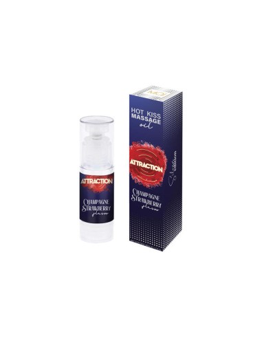 Attraction Aceite De Masaje Fresas Con Champagne 50 Ml