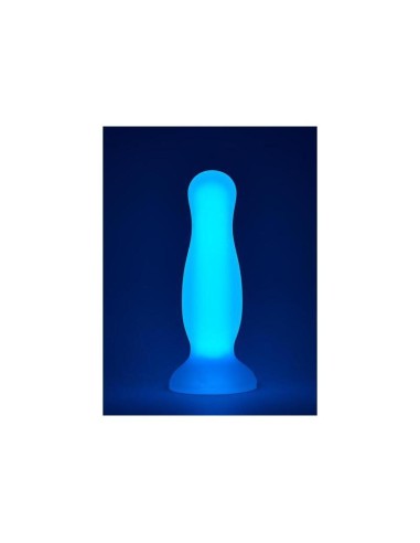 Radiant Soft - Plug Brillante De Silicona Azul