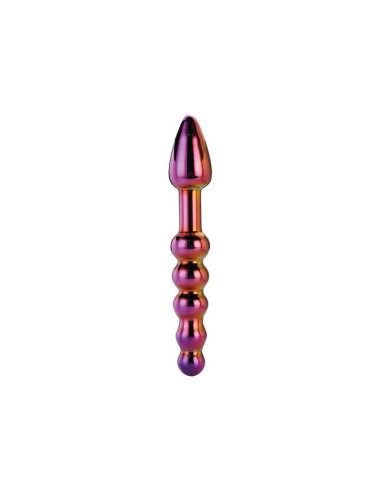 Glamour Glass Ridged Anal Dildo