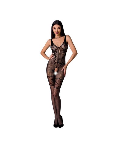 Passion Woman Bs069 Bodystocking Negro Talla Unica