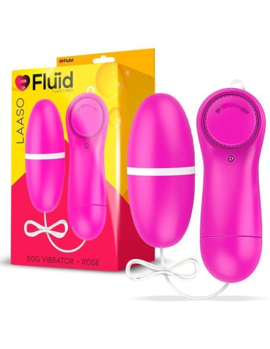 Huevo Vibrador Multi Velocidad Laaso  Control Remoto Rose