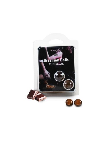 Secretplay - Brazilian Balls  Chocolate Set 2 Bolas