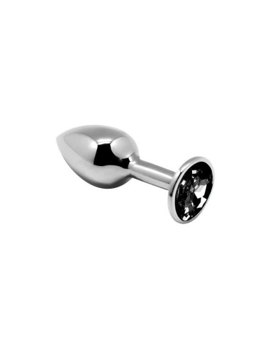 Alive - Anal Pleasure Mini Plug Metal Negro Talla S